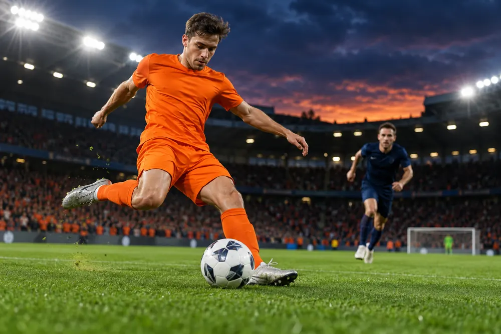 Een illustratie van een voetbalavond
